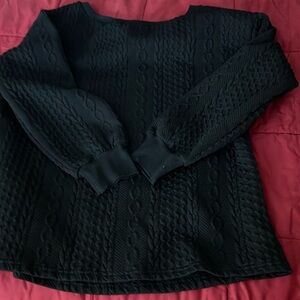 Brand new ladies large ribbed sweater. Never worn.